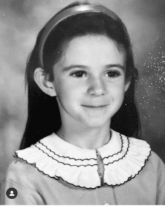 photo of Elena Davis as a little girl 